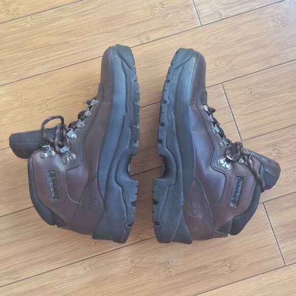 Timberland ACT Performance Leather Hiking Trail Boots Mocha Brown 96623 Women 9 - Picture 5 of 16